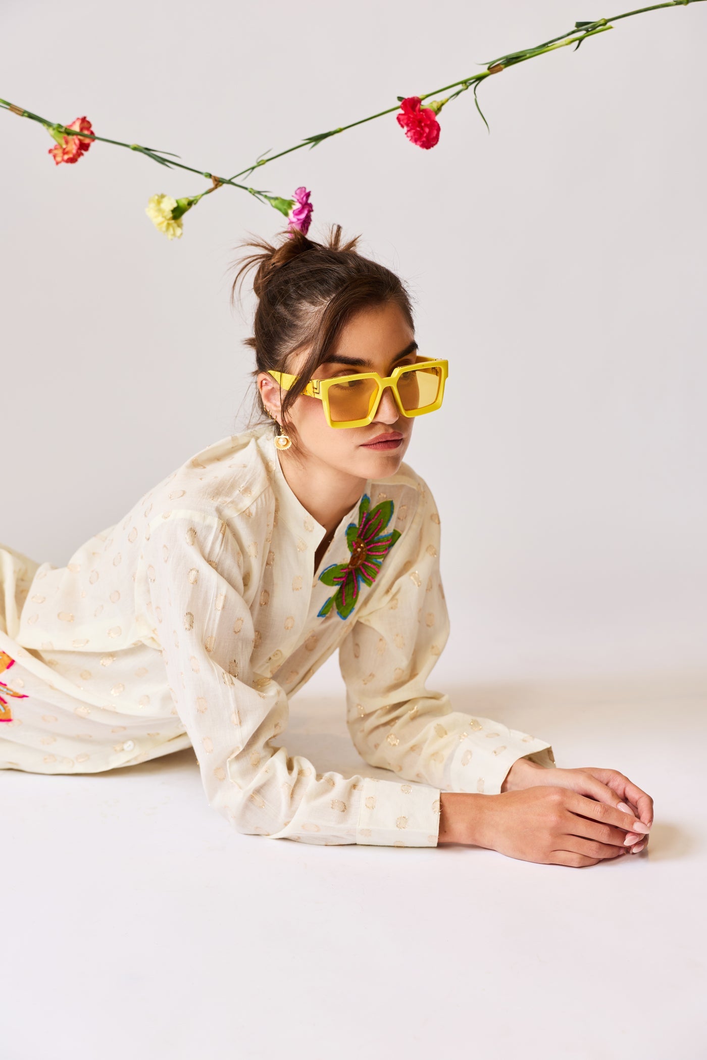 Ivory Bloom Pant
