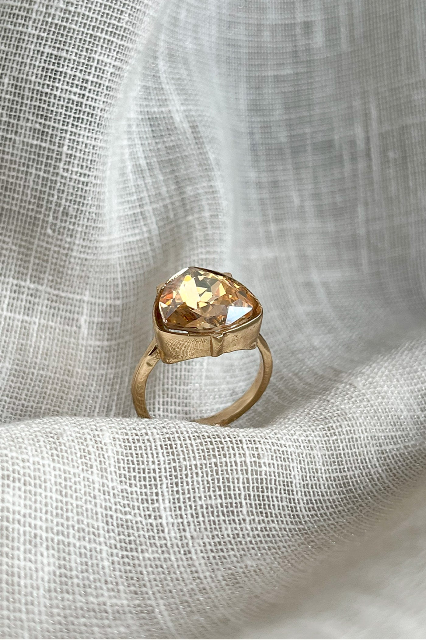 Golden Radiance Yellow Ring