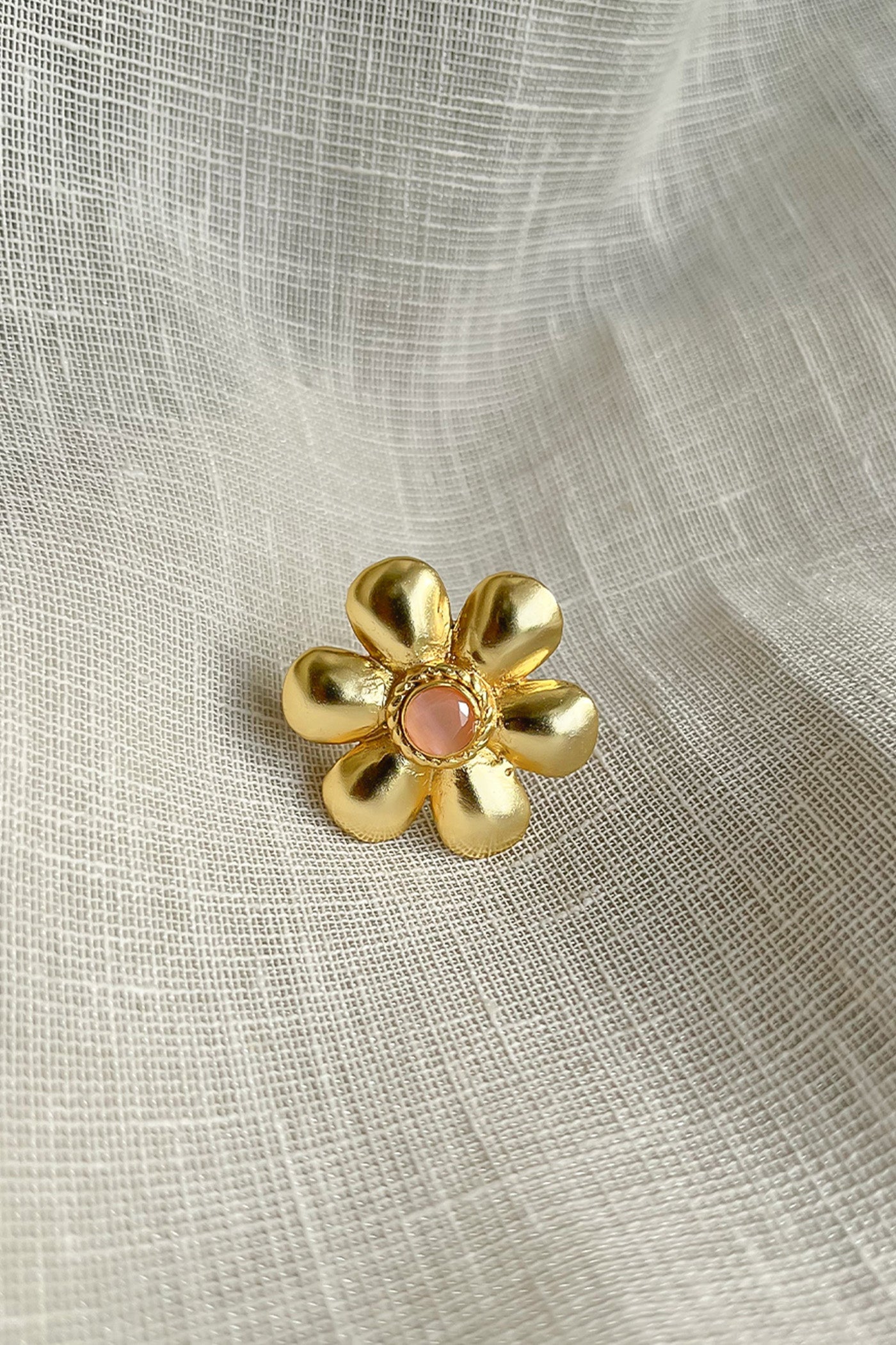 Golden Flower Ring