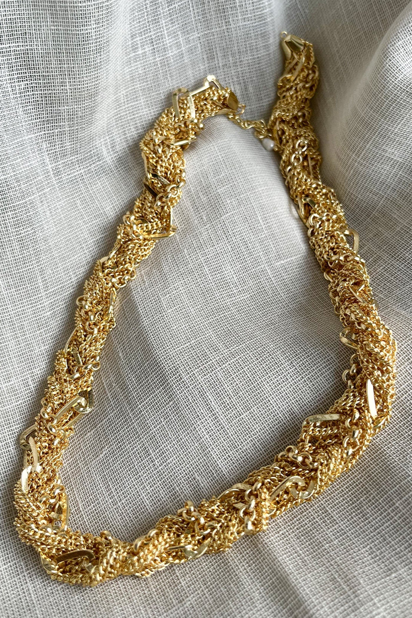 Golden Chunky Necklace