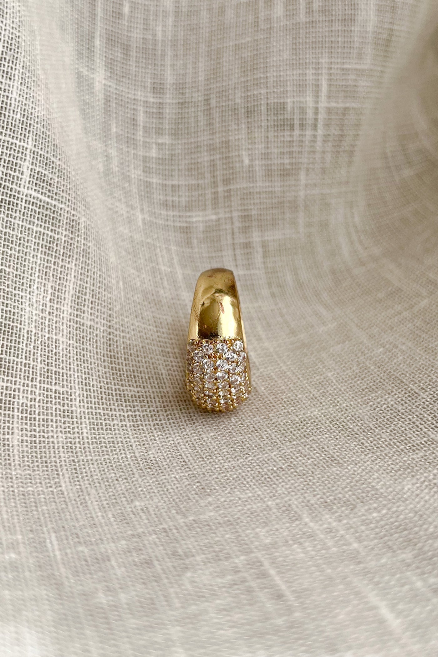 Golden embellished ring