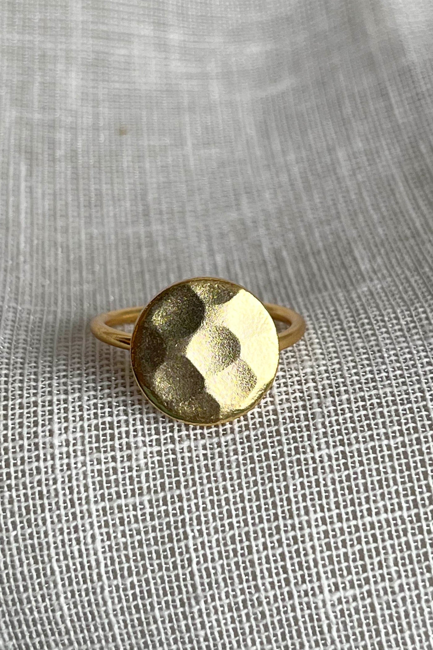 Golden Disc Ring