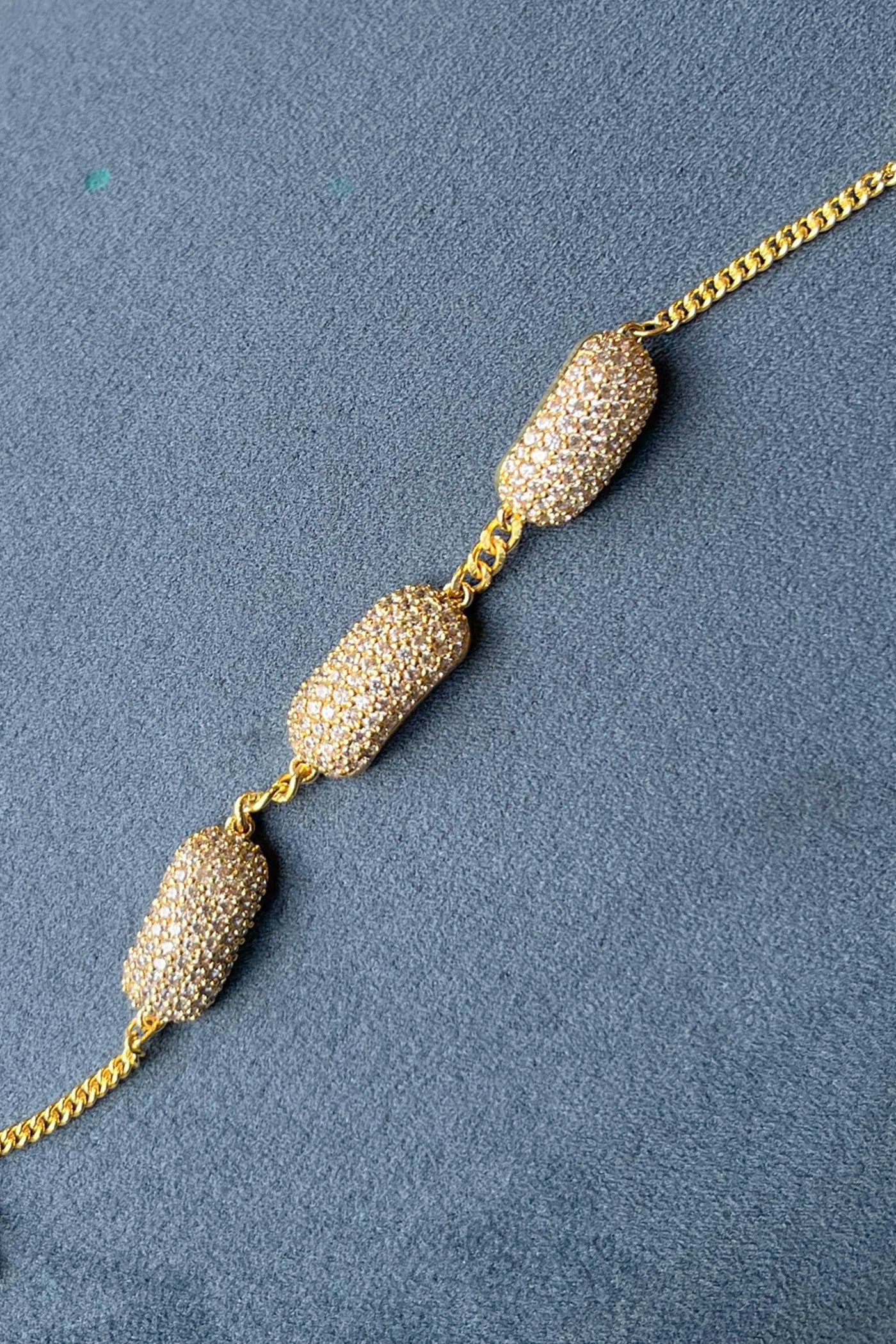 Swaroski Crescent Bracelet