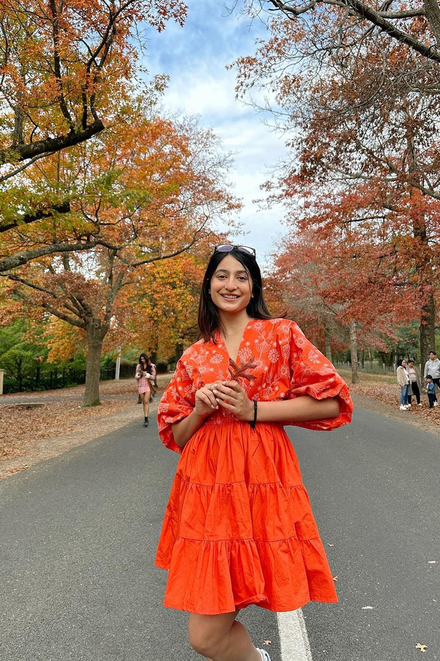 Arushi Chib In Balloon Sleeves Poplin Skater Dress