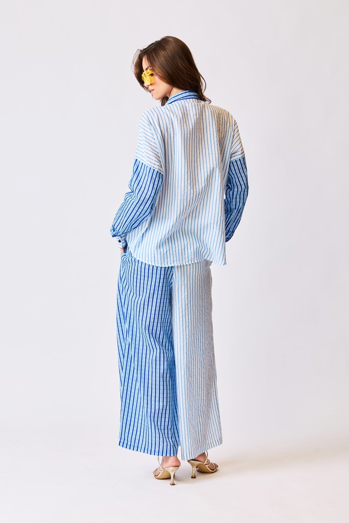 Azure Horizon Embroidered Co-ord