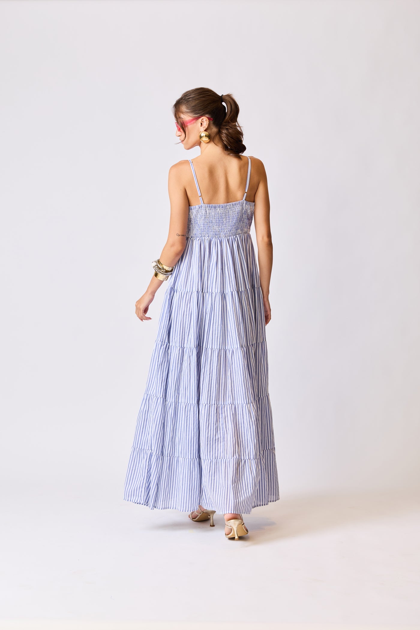 Seaside Blossom Maxi Dress