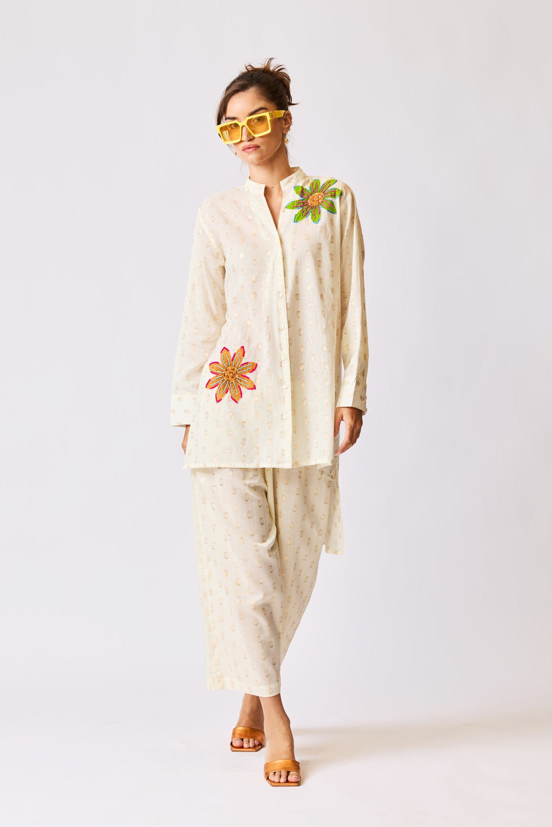 Ivory Bloom Pant