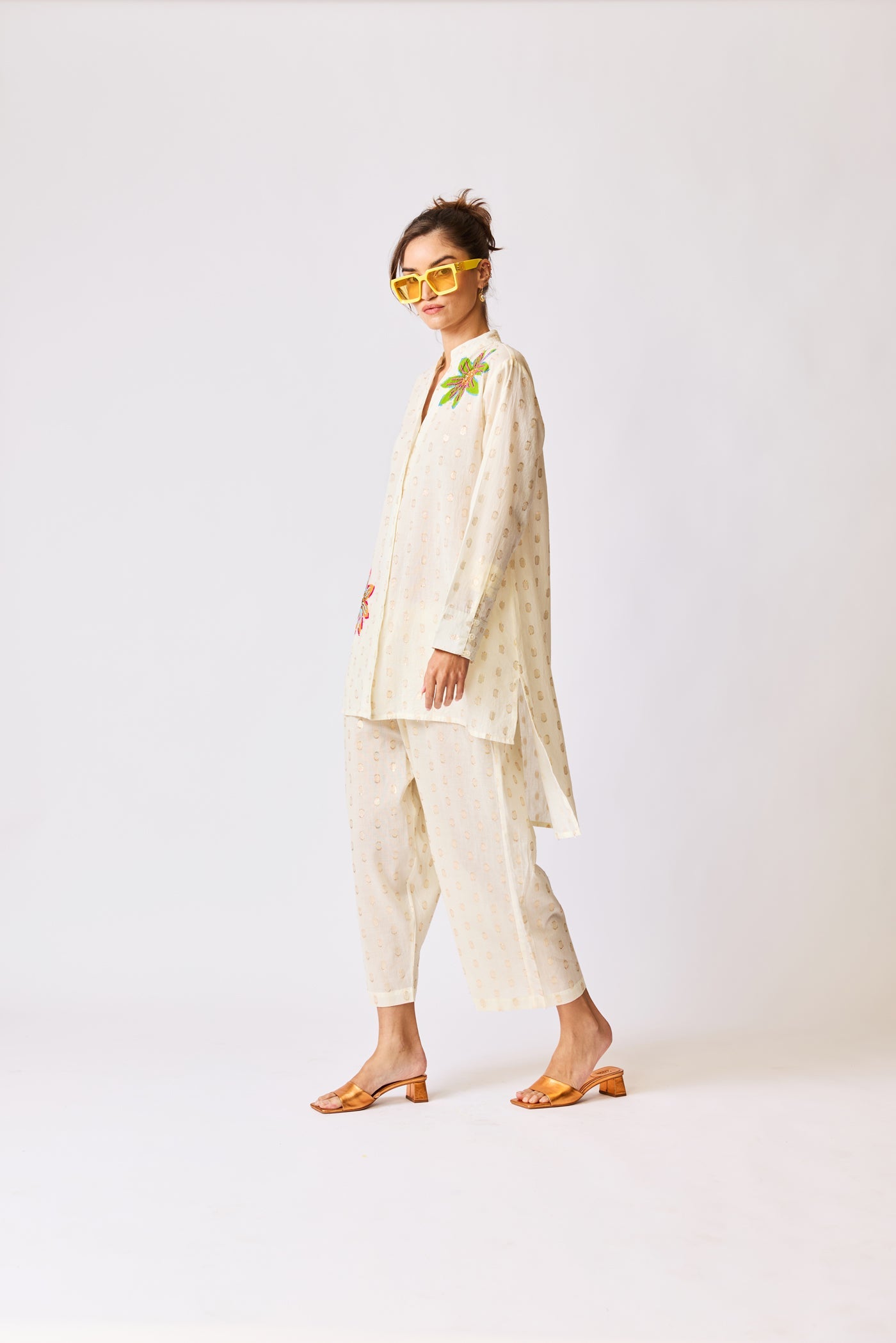 Ivory Bloom Pant