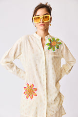 Ivory Bloom Shirt