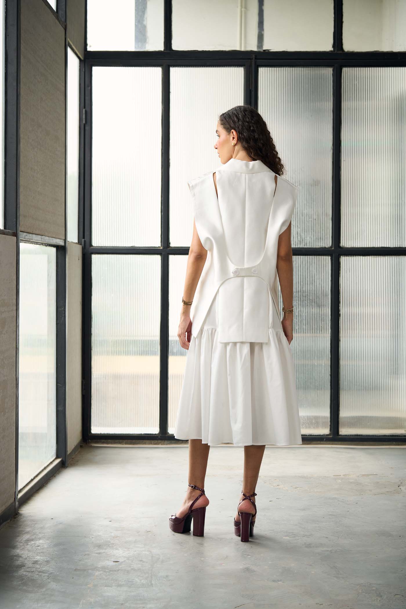 White structured Blazer