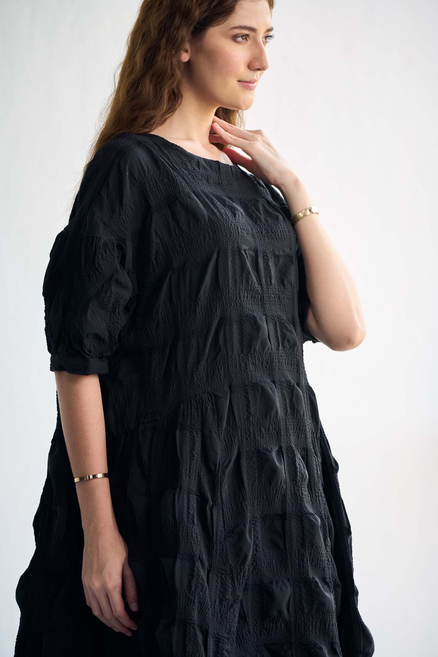 Oversize crinkle textured tunic